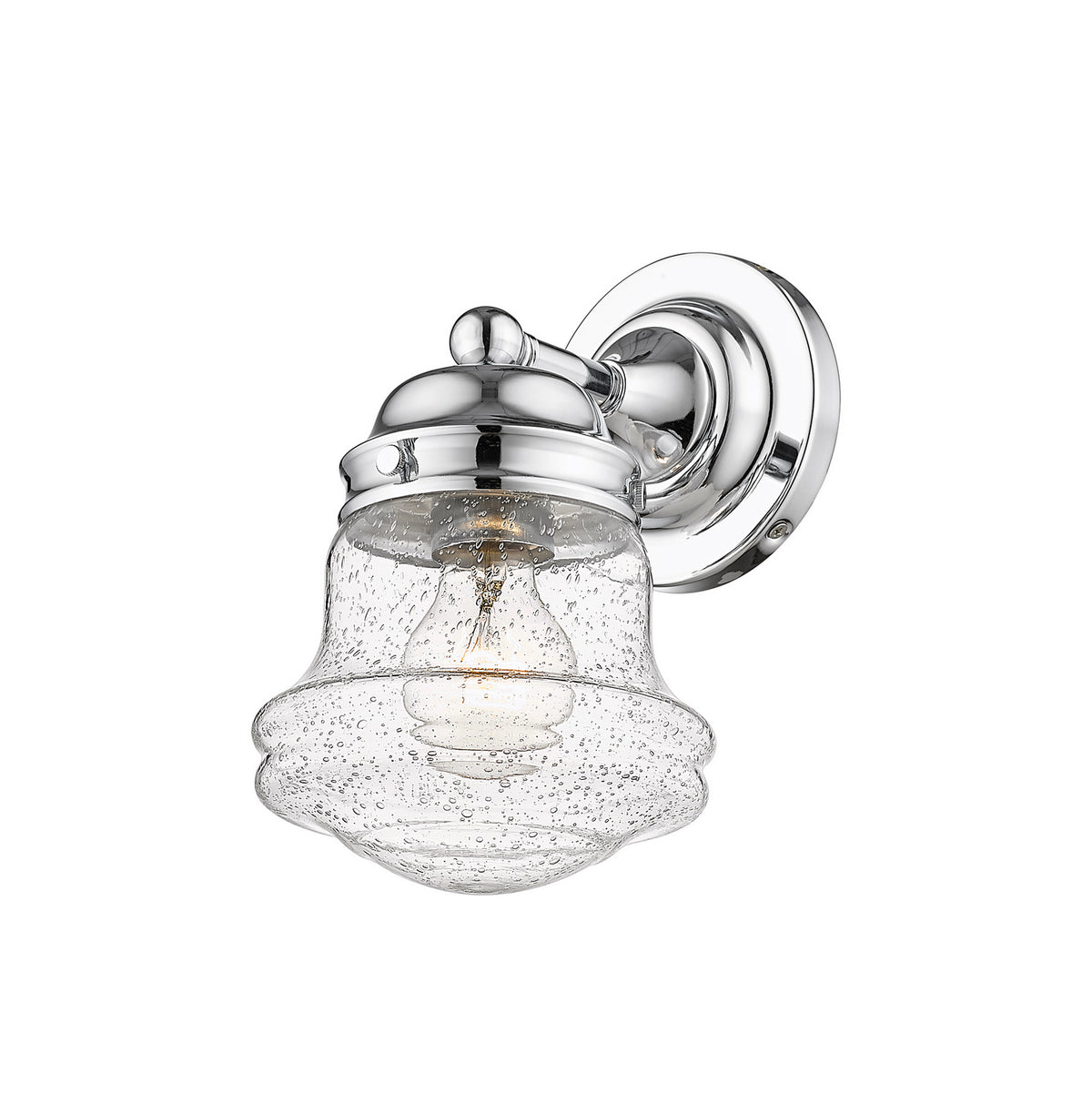 Applique murale Vaughn Chrome, Grené transparent – Z-Lite