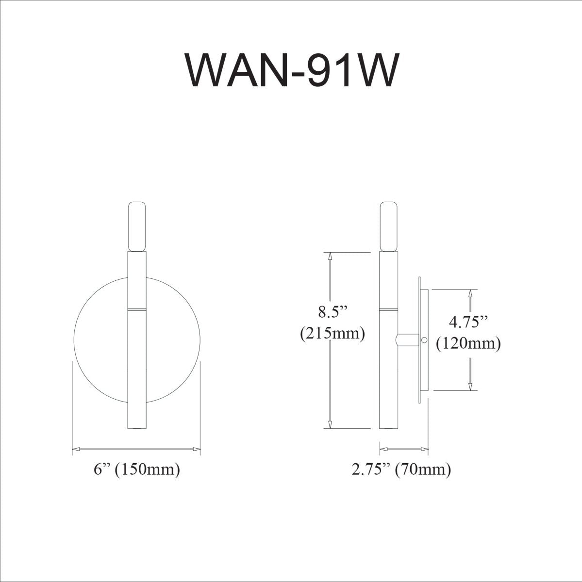 Murale Wand - Noir et Laiton vieilli 1 by Dainolite | Luminaires & cie