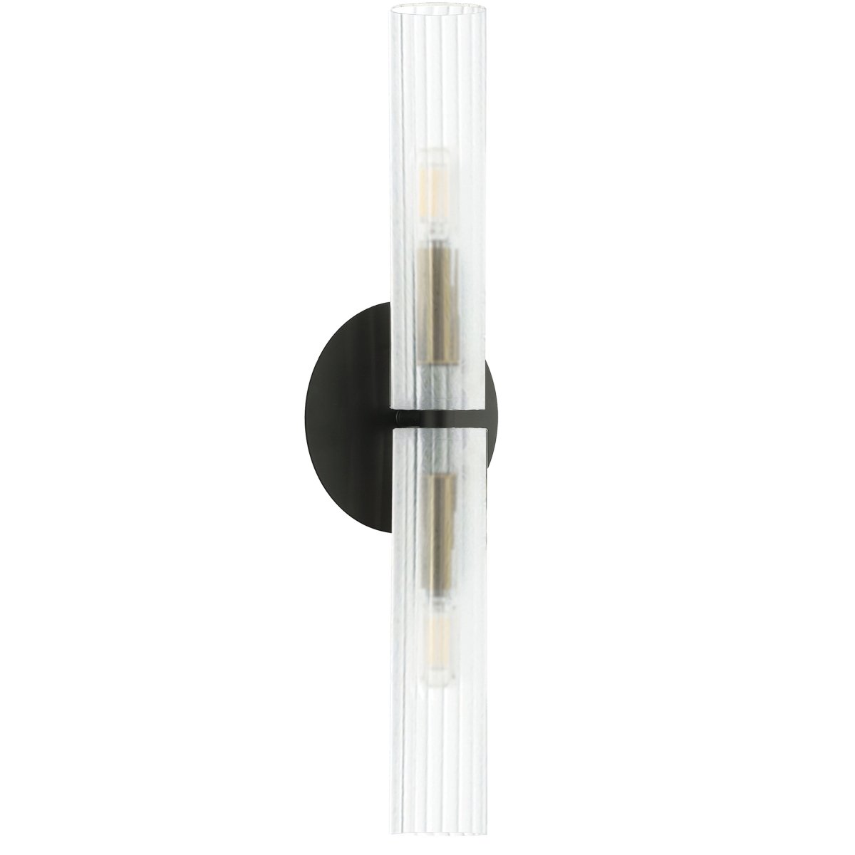Murale Wand G - Noir et Laiton vieilli 20 1/2" by Dainolite | Luminaires & cie