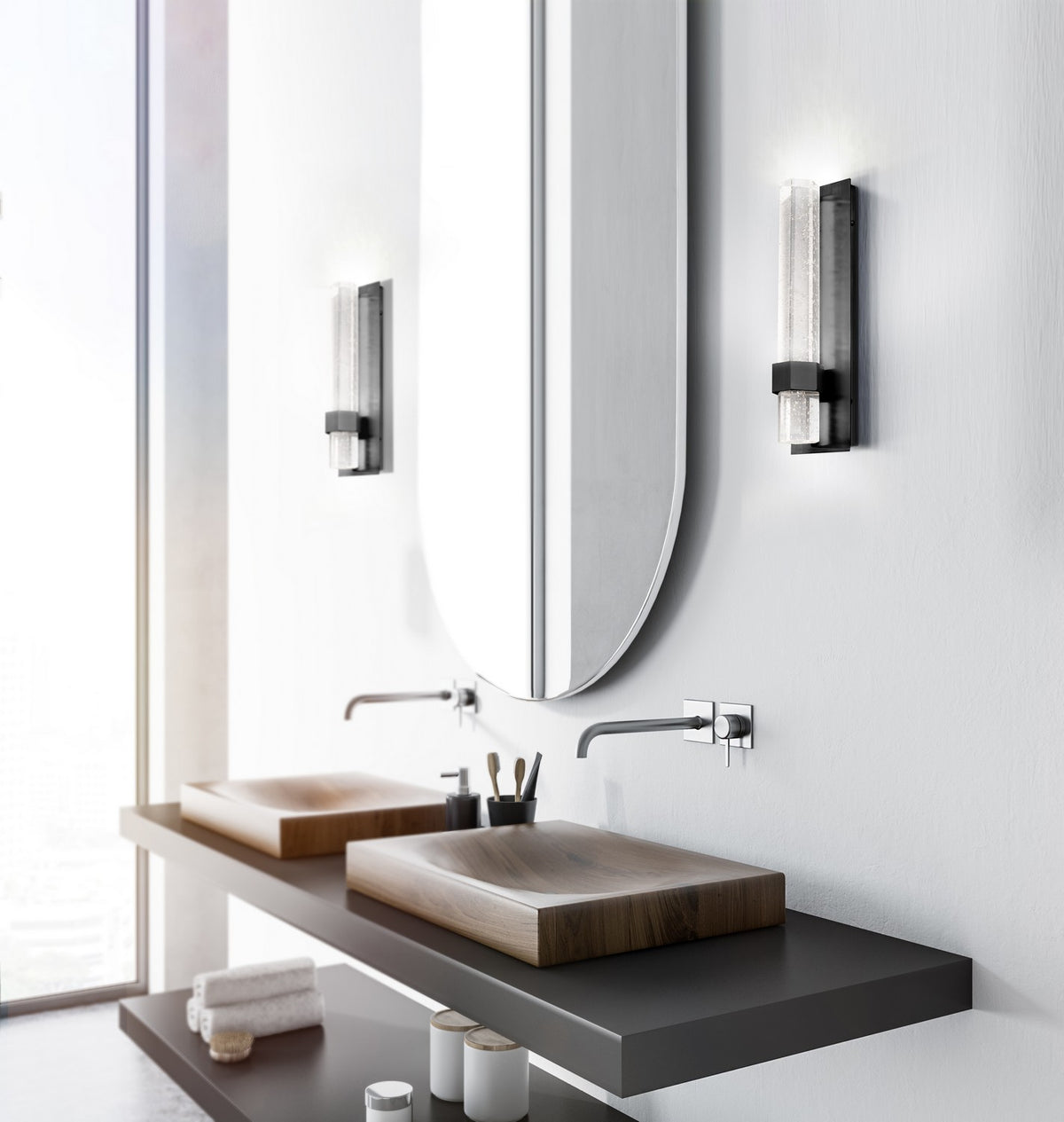 Applique murale Warwick Noir – vue 2