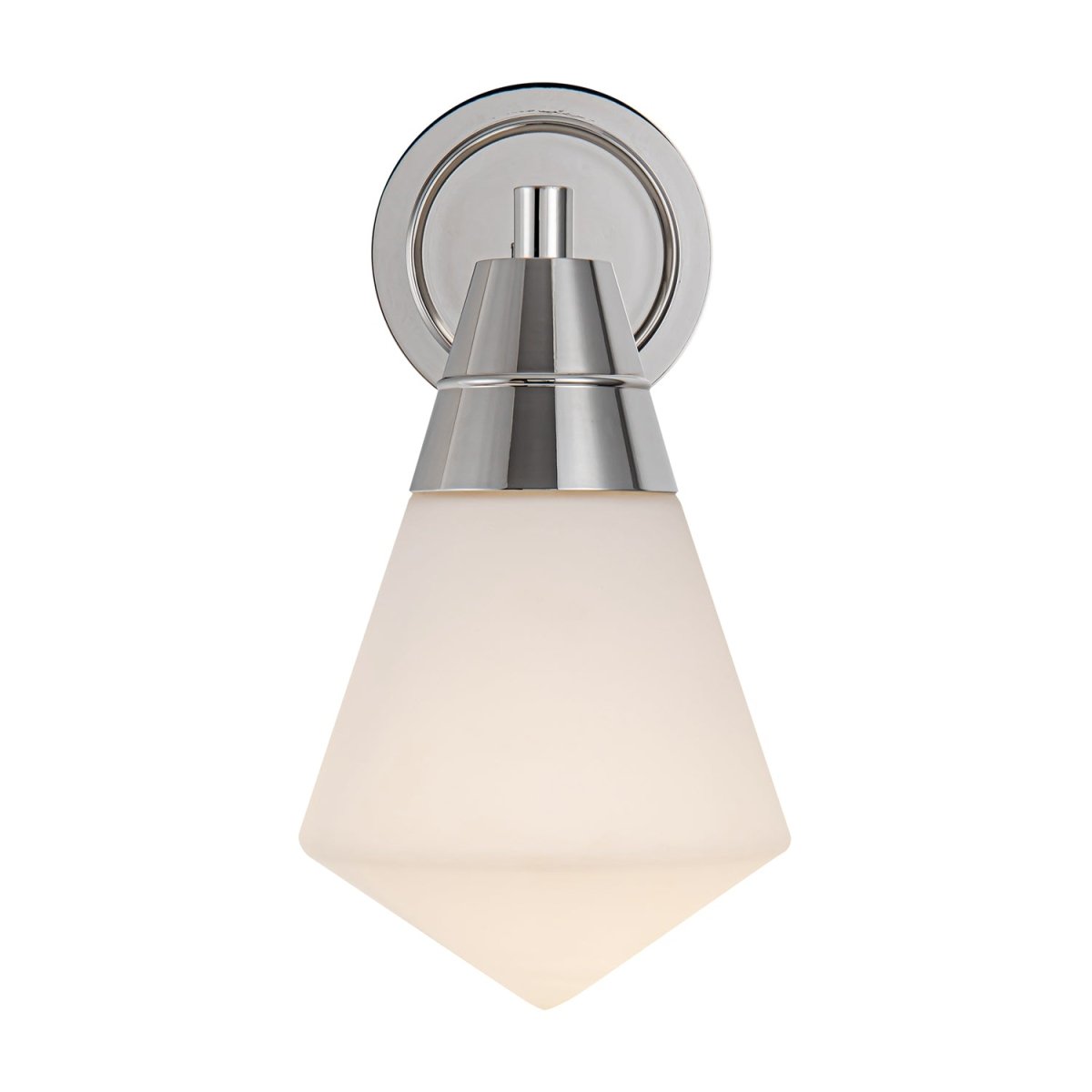 Murale Willard - Nickel poli Verre opale mat by Alora Lighting | Luminaires & cie