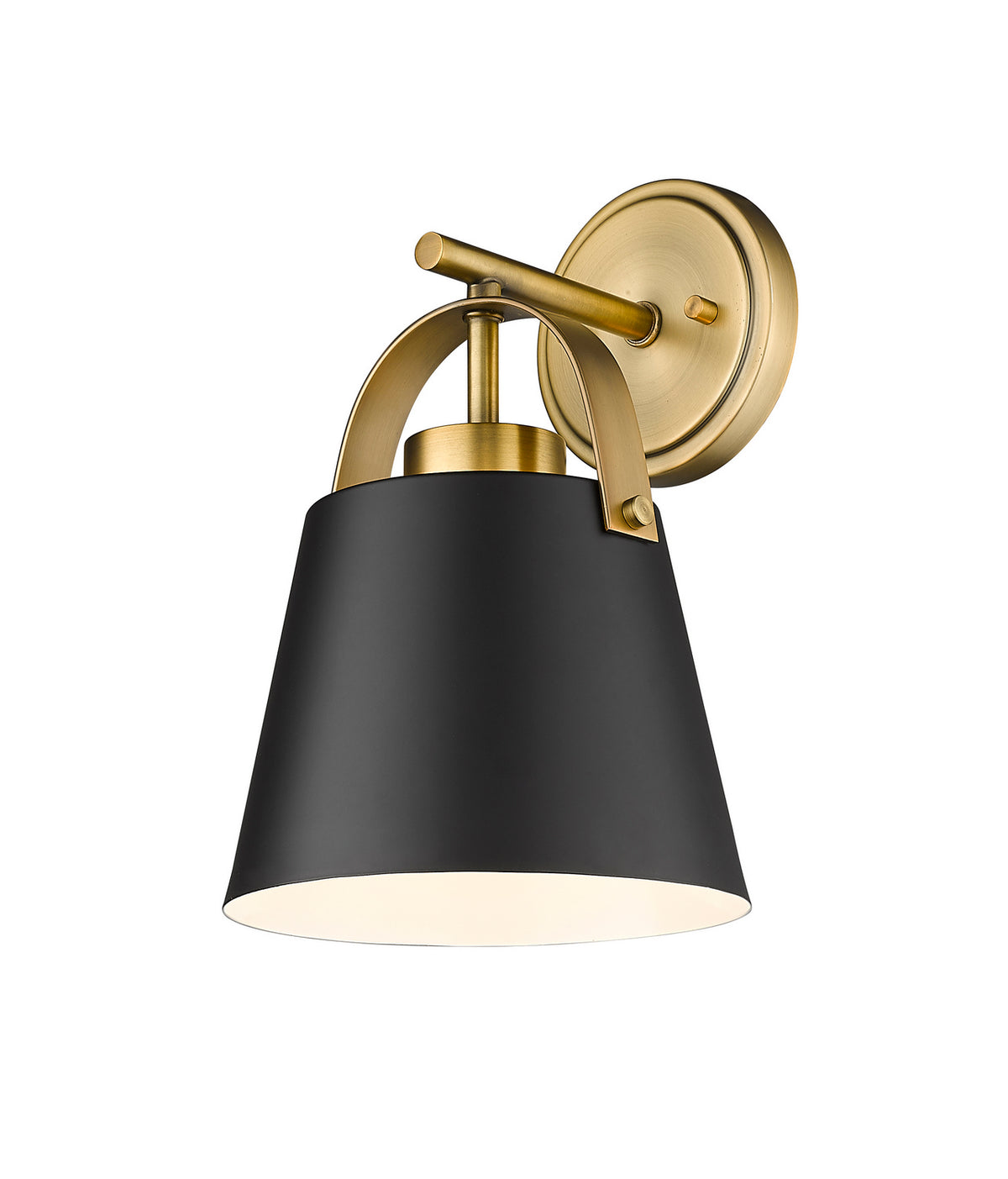 Applique murale Z-Studio Noir mat + Laiton patrimoine – Z-Lite
