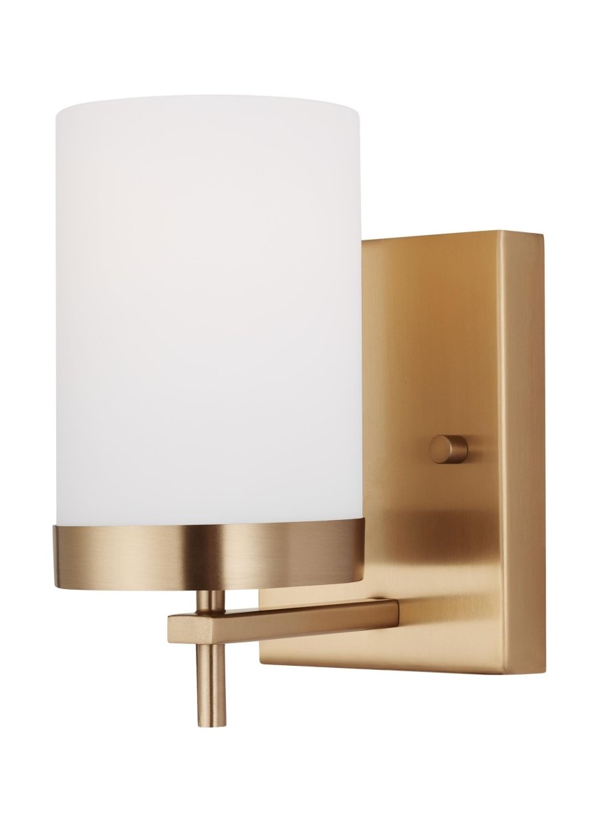Murale Zire - Laiton satiné Ampoules DEL incluses by Visual Comfort Studio | Luminaires & cie