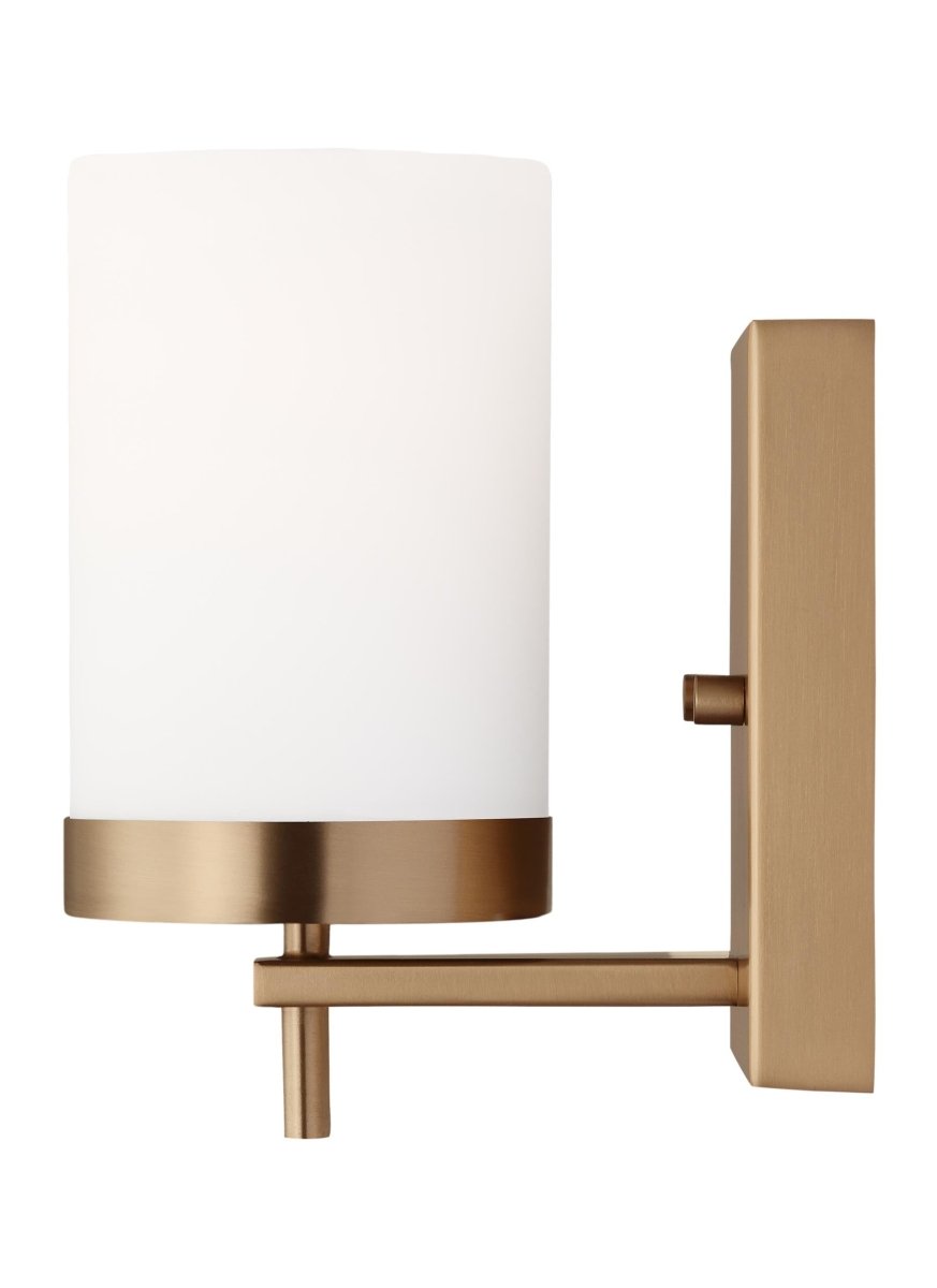 Murale Zire - Laiton satiné Ampoules DEL incluses by Visual Comfort Studio | Luminaires & cie