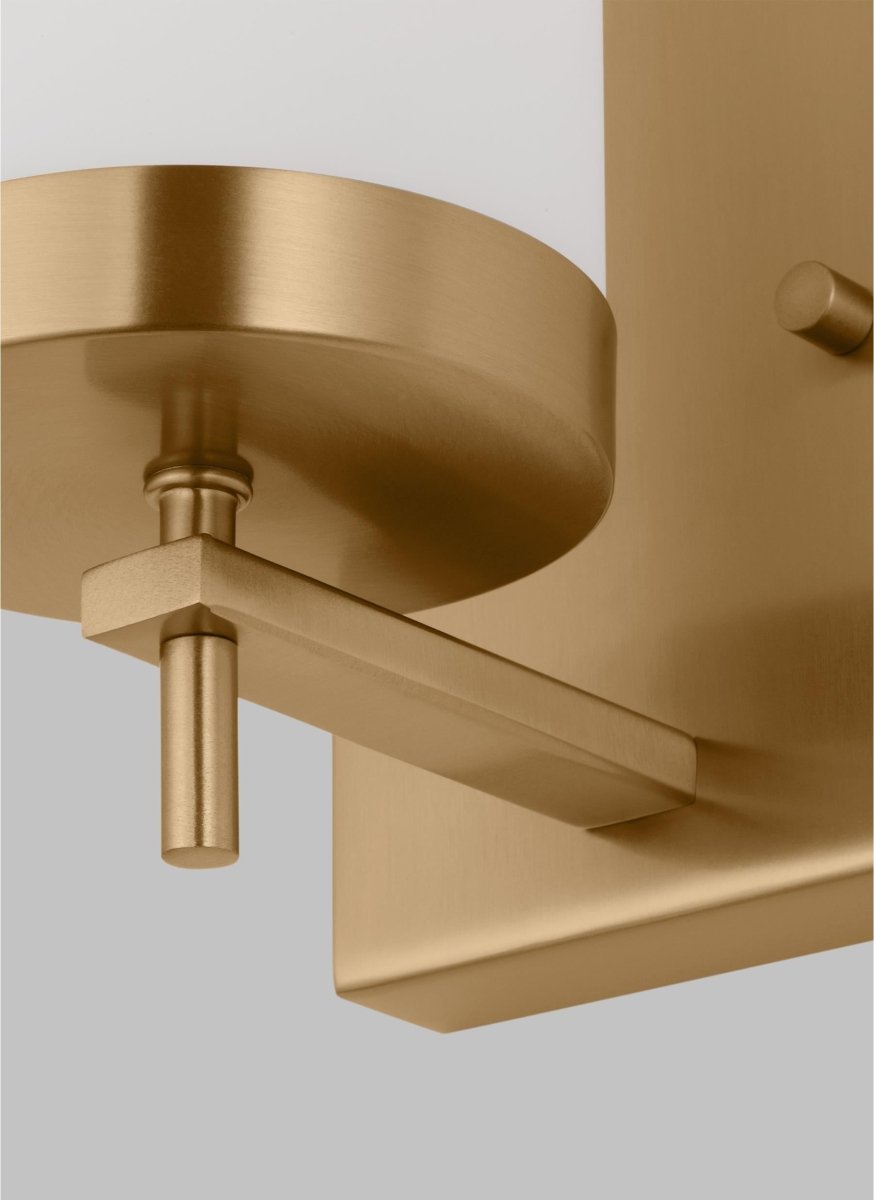 Murale Zire - Laiton satiné Ampoules DEL incluses by Visual Comfort Studio | Luminaires & cie
