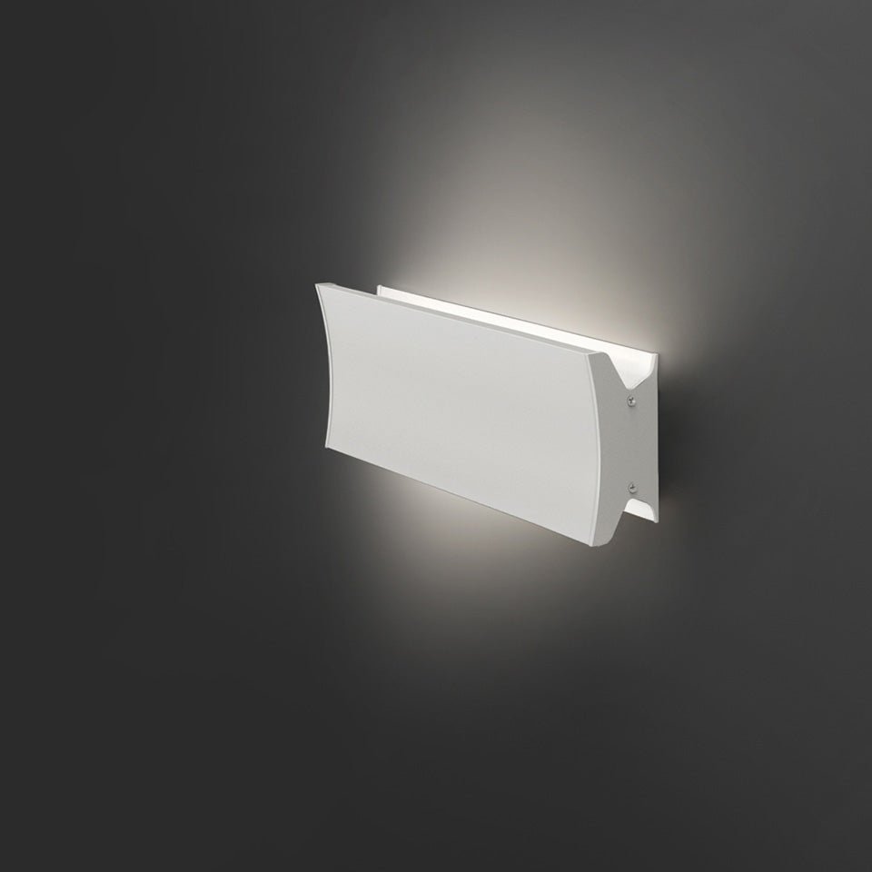 Murale/Plafonnier Lineacurve - Blanc 12" Duo / 3500°K by Artemide | Luminaires & cie