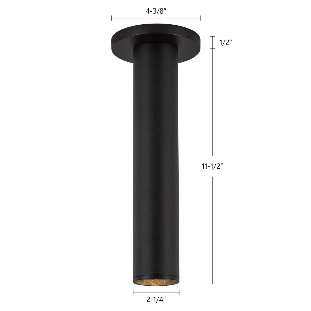 Plafonnier 2po Lorna Noir, 12" – vue 7