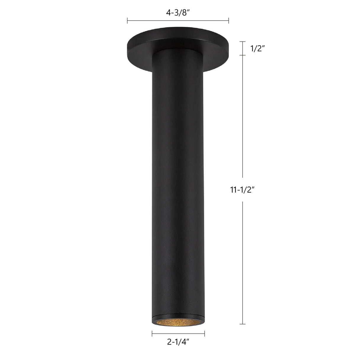 Plafonnier 2po Lorna Blanc, 12" – vue 3
