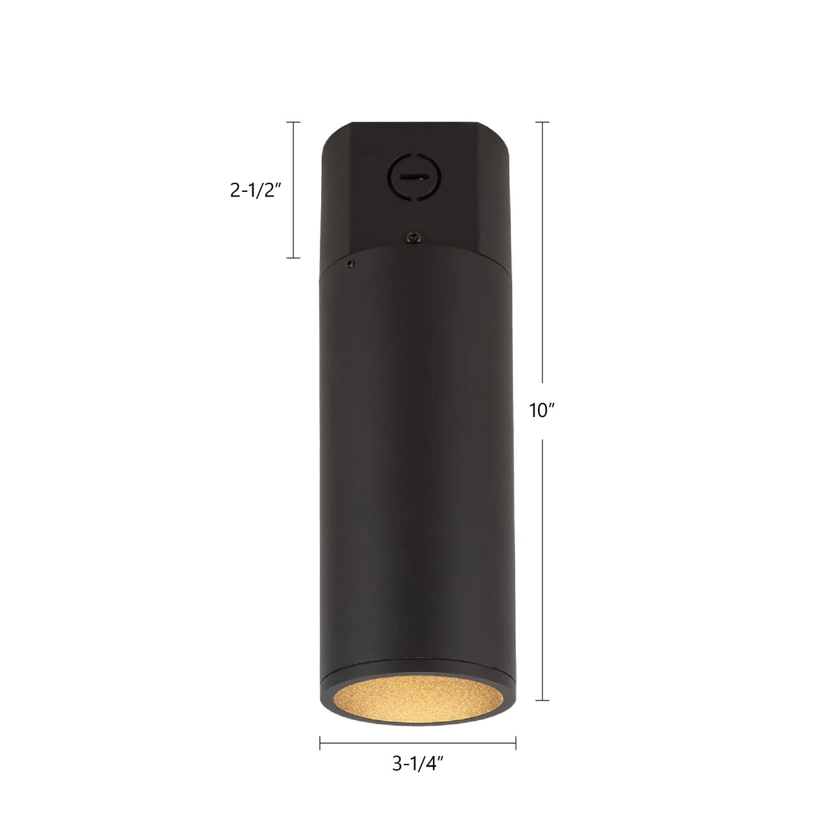 Plafonnier 3po Lorna Blanc, 10" – vue 3