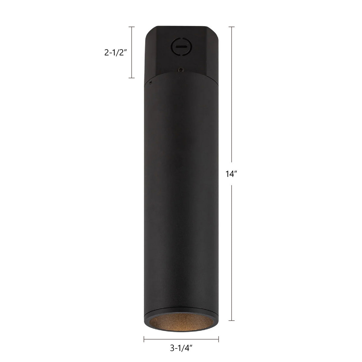 Plafonnier 3po Lorna Noir, 14" – vue 7