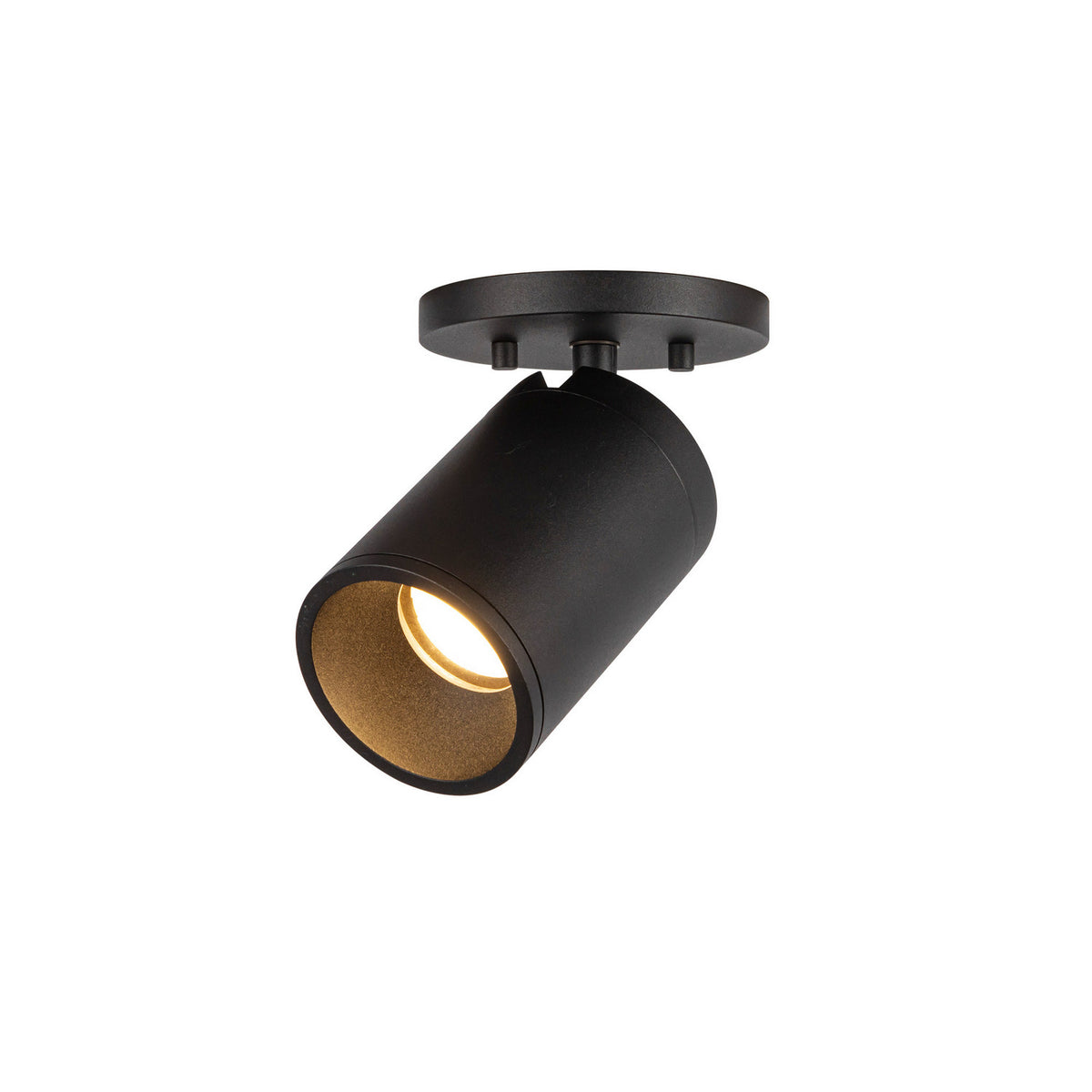Plafonnier 3po Lorna Noir, 6 1/4" – vue 3