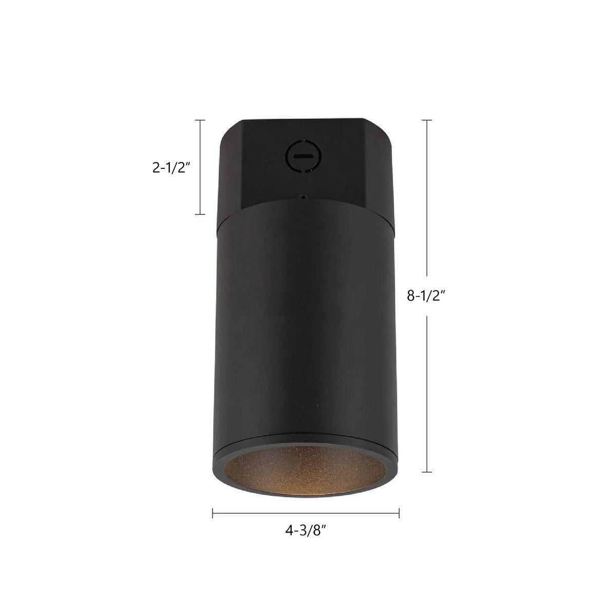 Plafonnier 4po Lorna Noir, 8 1/2" – vue 6