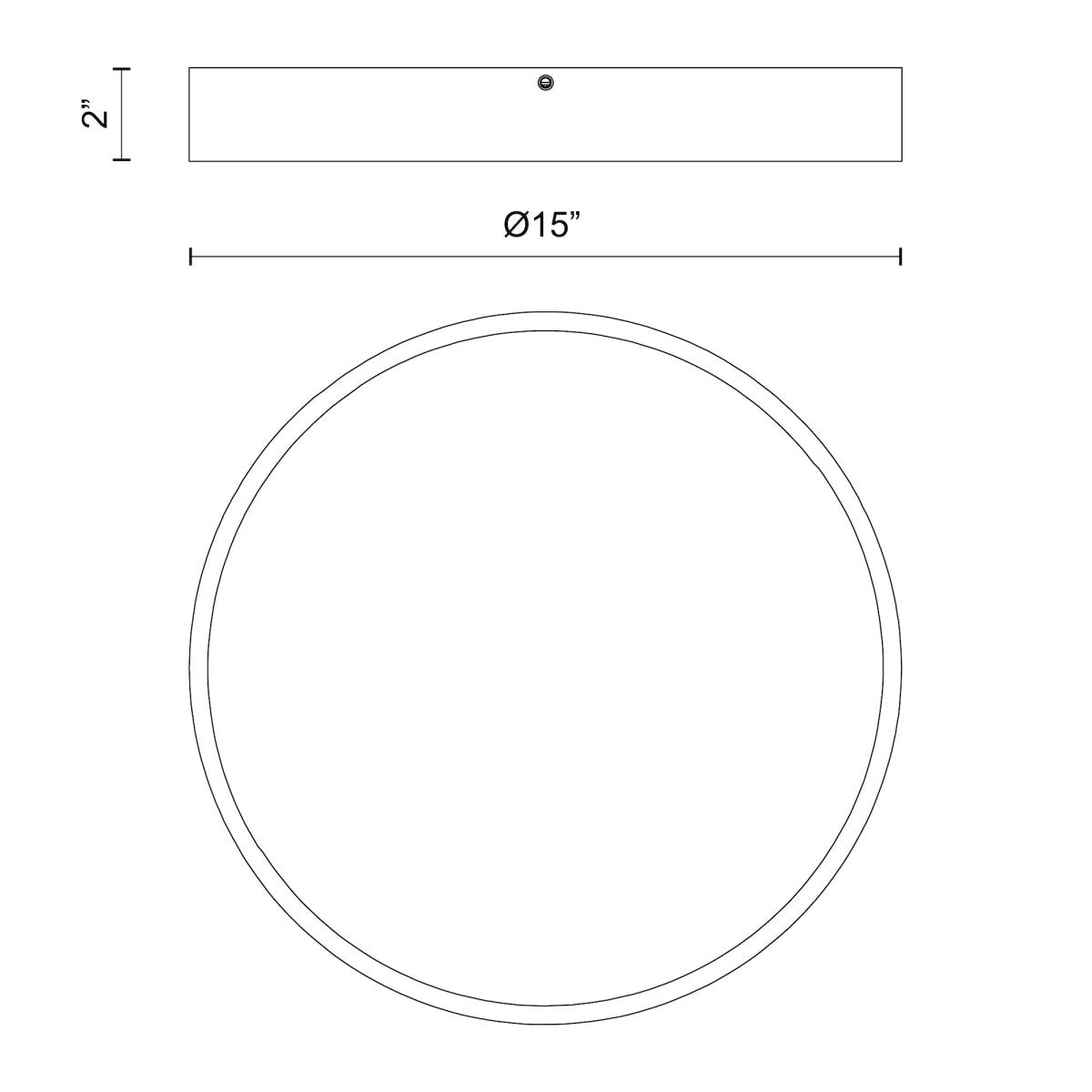 Plafonnier Adelaide - Or vieilli 15" 5CCT/2700°K/3000°K/3500°K/4000°K/5000°K by Alora Lighting | Luminaires & cie