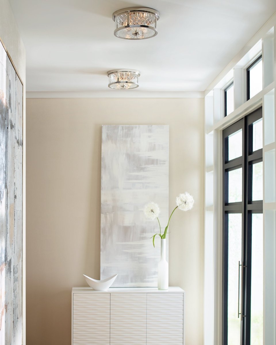 Plafonnier Alec - Nickel poli by Visual Comfort Studio | Luminaires & cie