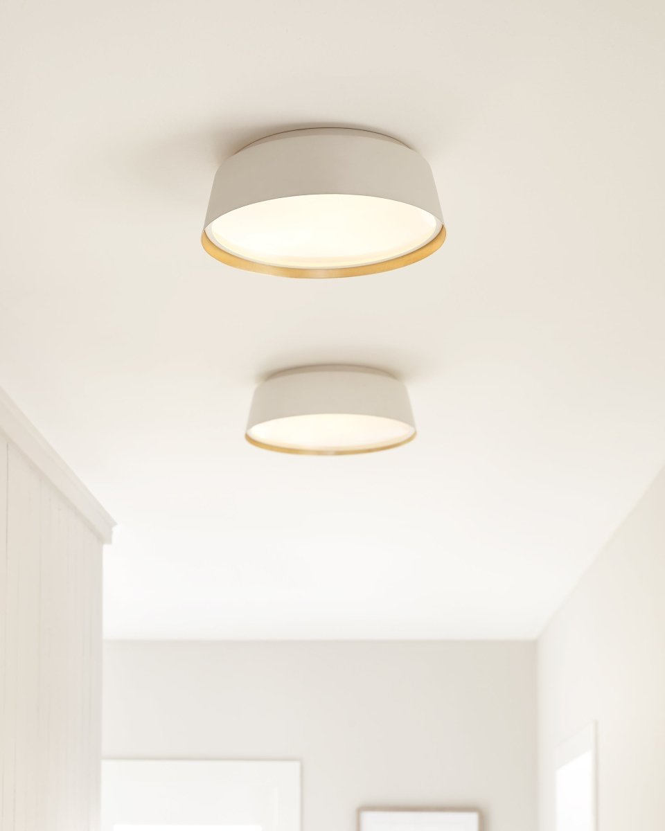 Plafonnier Asher - Blanc mat 14 1/2" by Visual Comfort Studio | Luminaires & cie