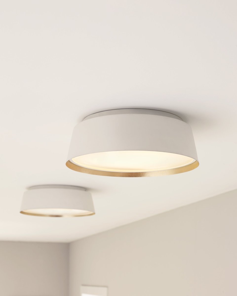 Plafonnier Asher - Blanc mat 14 1/2" by Visual Comfort Studio | Luminaires & cie