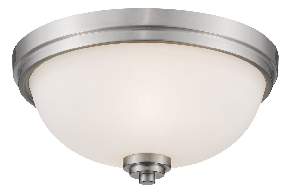 Plafonnier Ashton Nickel brossé, 15" – Z-Lite