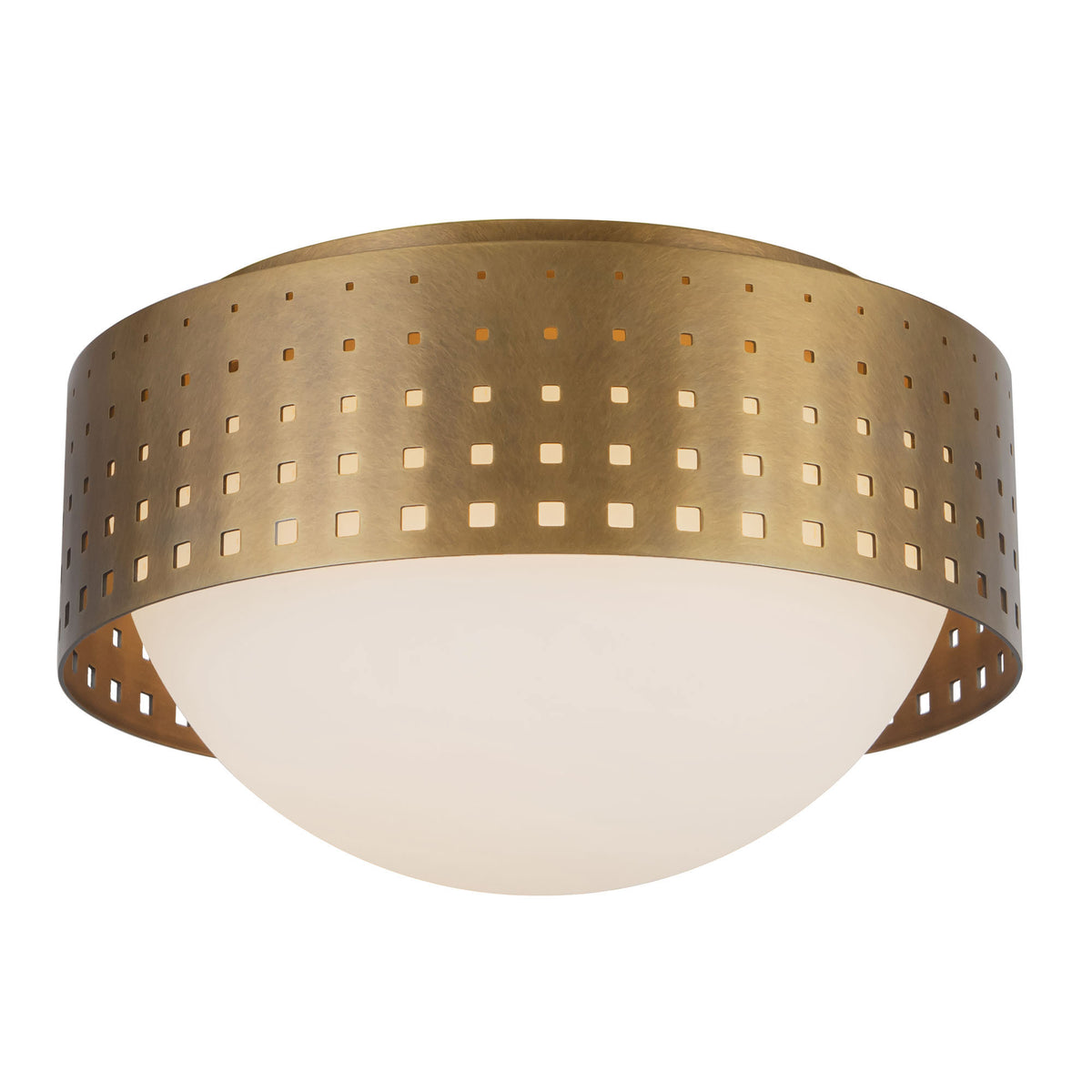 Plafonnier Astoria Laiton vintage, 10" – vue 3