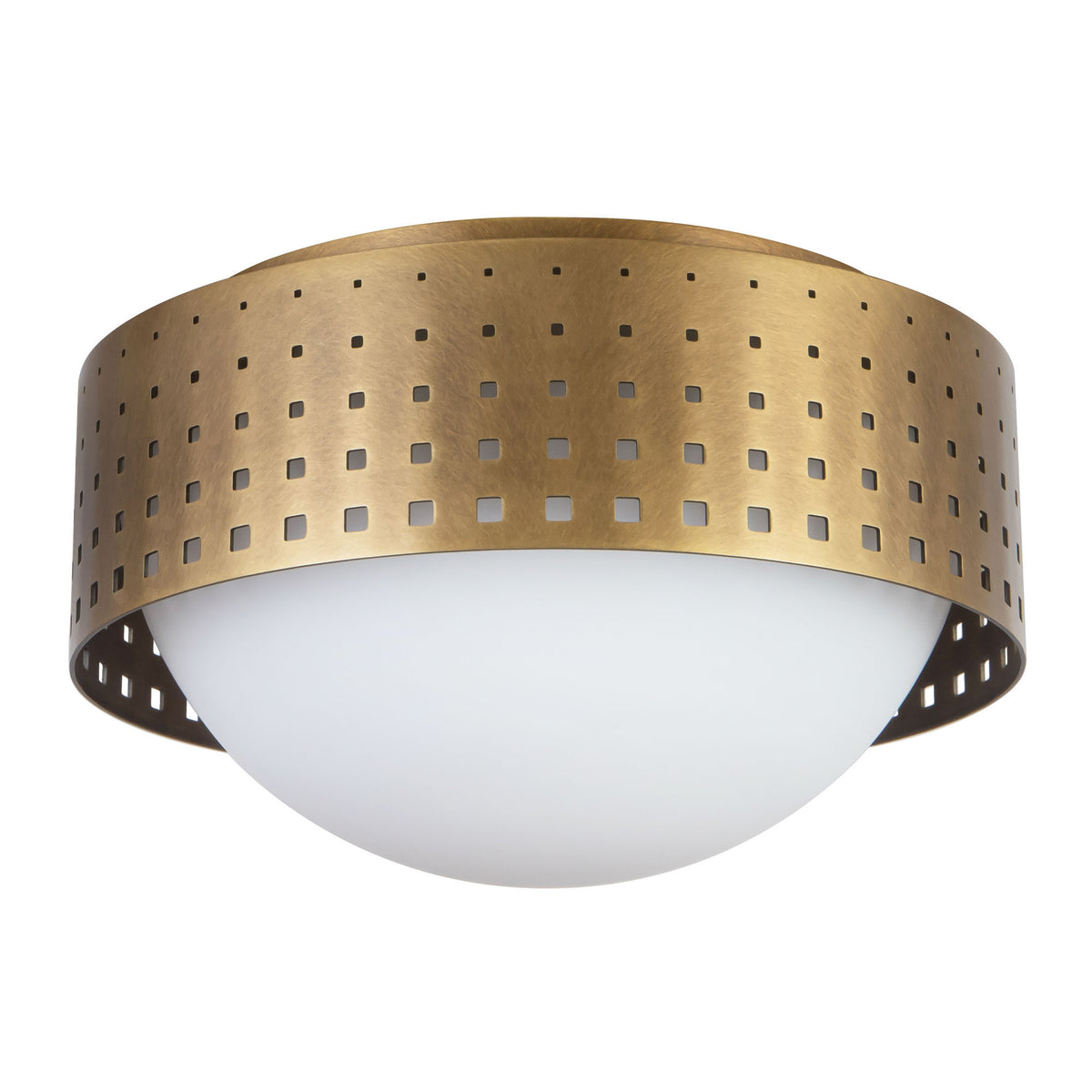 Plafonnier Astoria Laiton vintage, 10" – vue 4