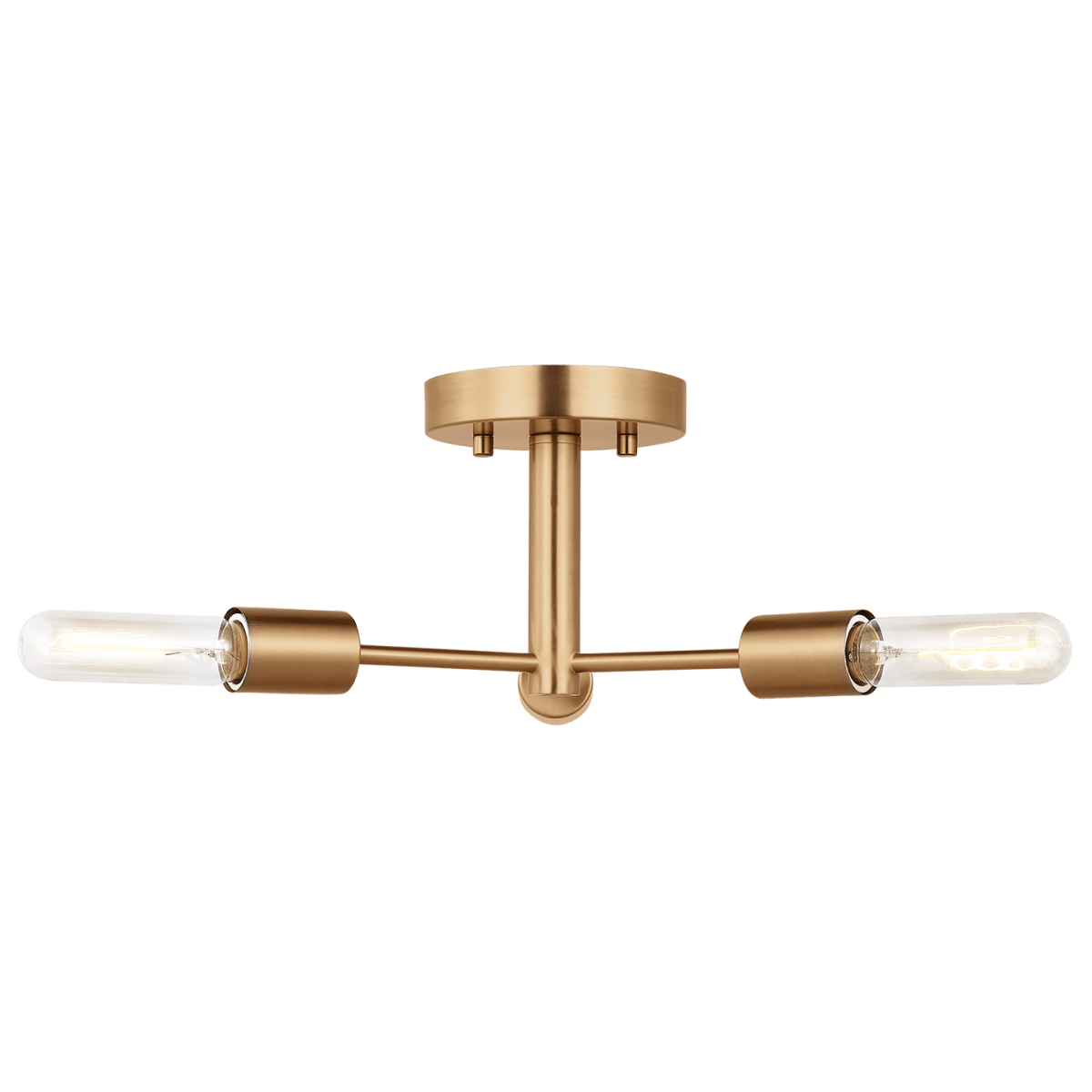 Plafonnier Axis - Laiton satiné by Visual Comfort Studio | Luminaires & cie