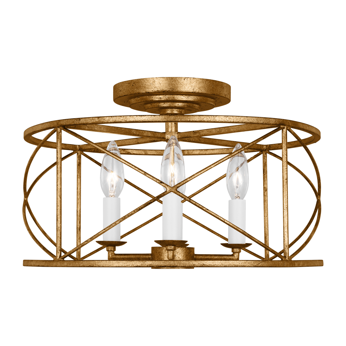 Plafonnier Beatrix - Gild antique by Visual Comfort Studio | Luminaires & cie