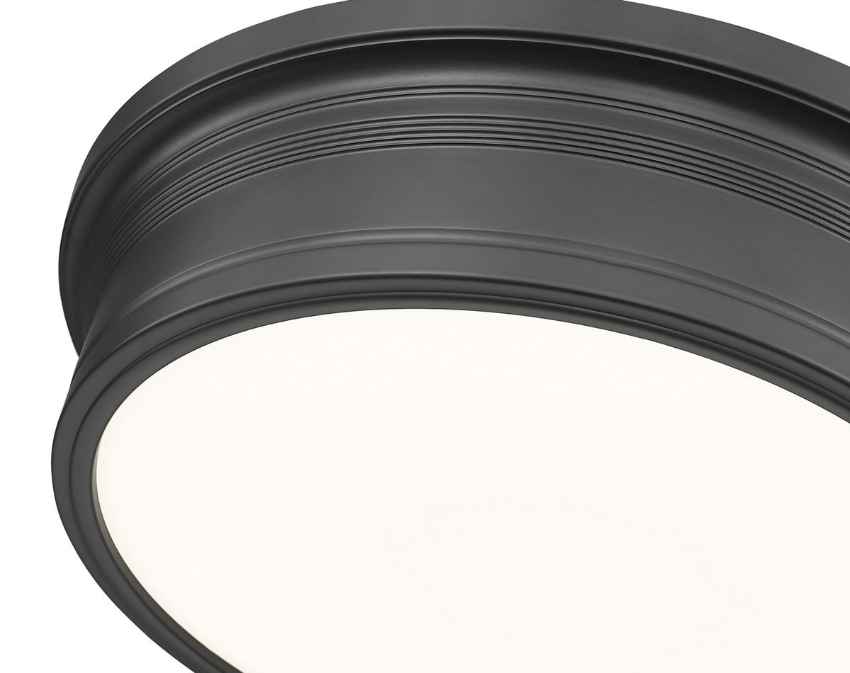 Plafonnier Bentley Noir mat, 16" – vue 2