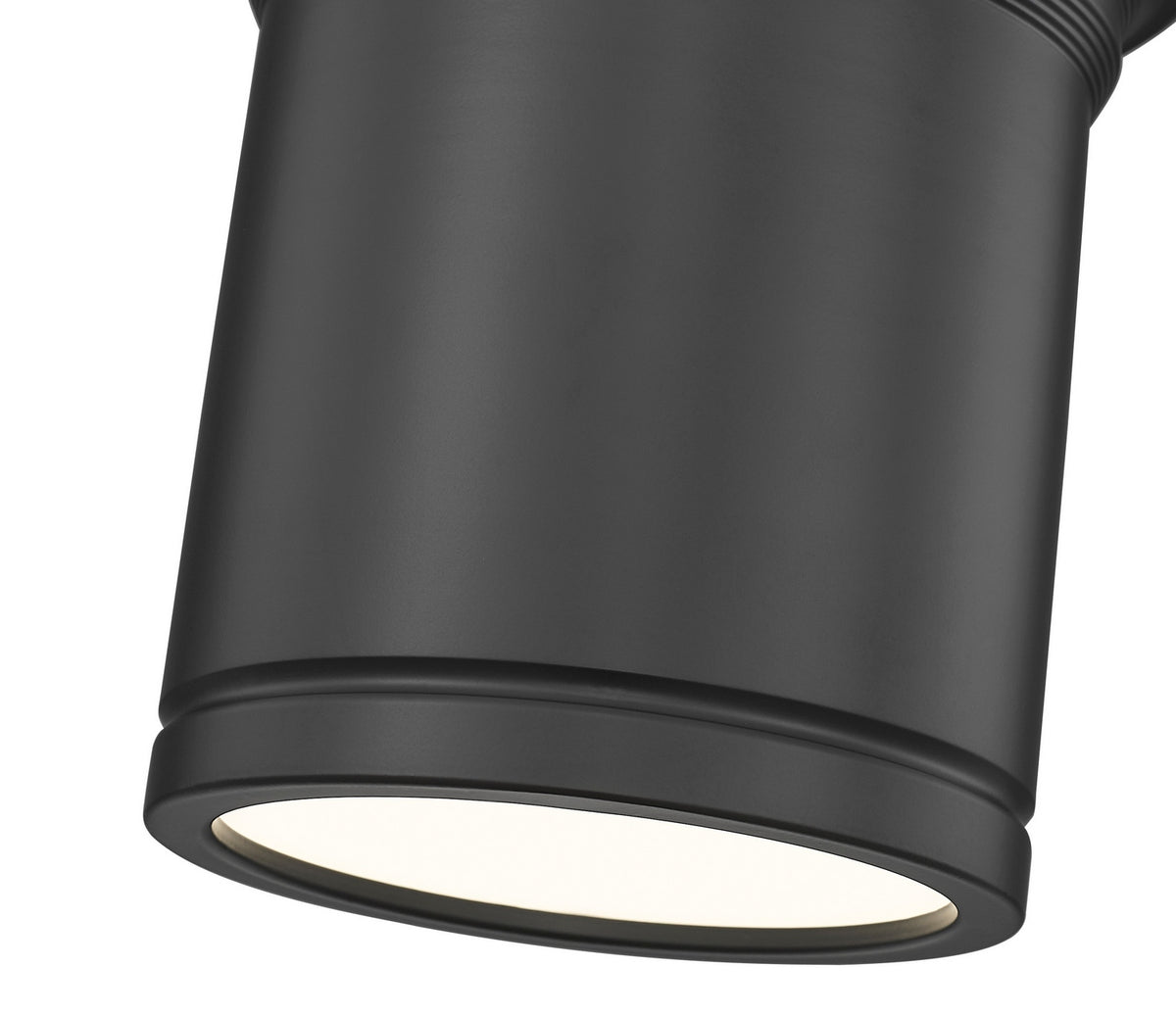 Plafonnier Bentley Noir mat, 8" – vue 2