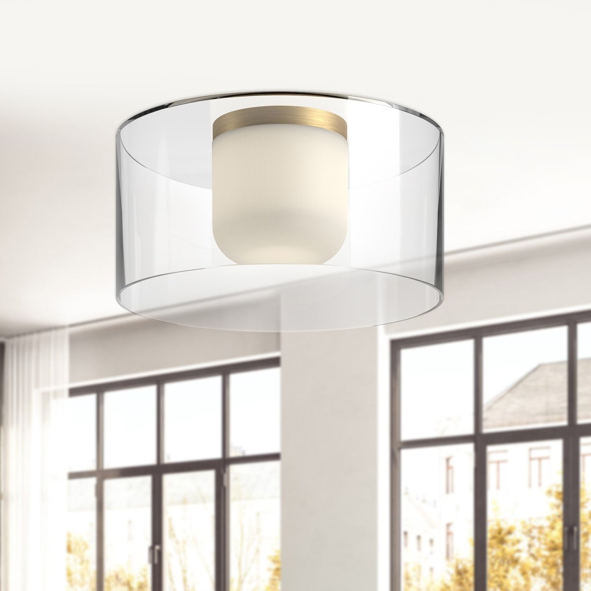 Plafonnier Birch - Or 12" by Kuzco Lighting | Luminaires & cie