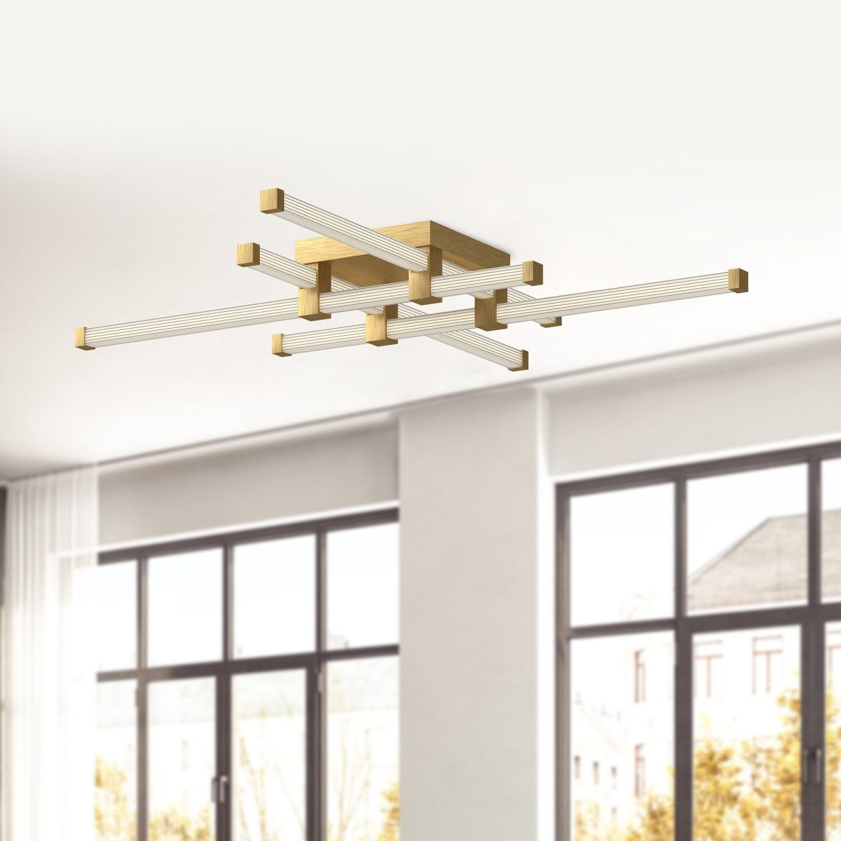 Plafonnier Blade - Or brossé by Kuzco Lighting | Luminaires & cie