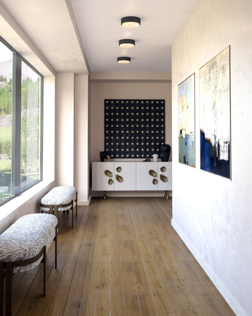 Plafonnier Blanco - Bronze by Alora Lighting | Luminaires & cie