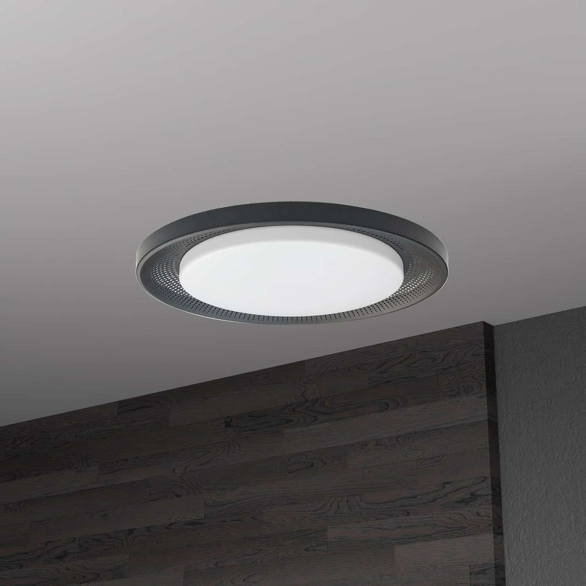 Plafonnier Boullier Noir / Noir mat – vue 2