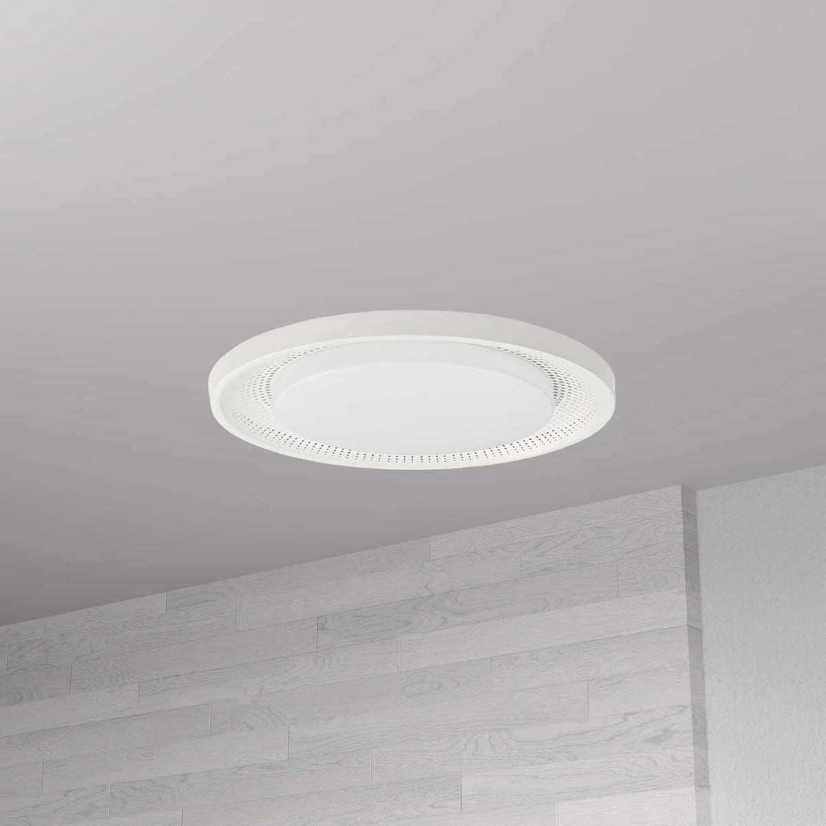 Plafonnier Boullier Blanc / Blanc mat – vue 2
