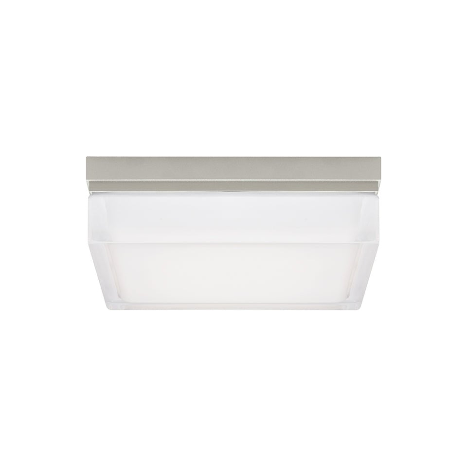 Plafonnier Boxie - Nickel satiné 9" 3000K (Blanc doux) by Tech Lighting | Luminaires & cie