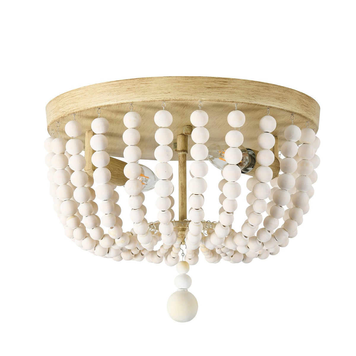 Plafonnier Bridget Blanc vintage / Blanc usé – Dainolite