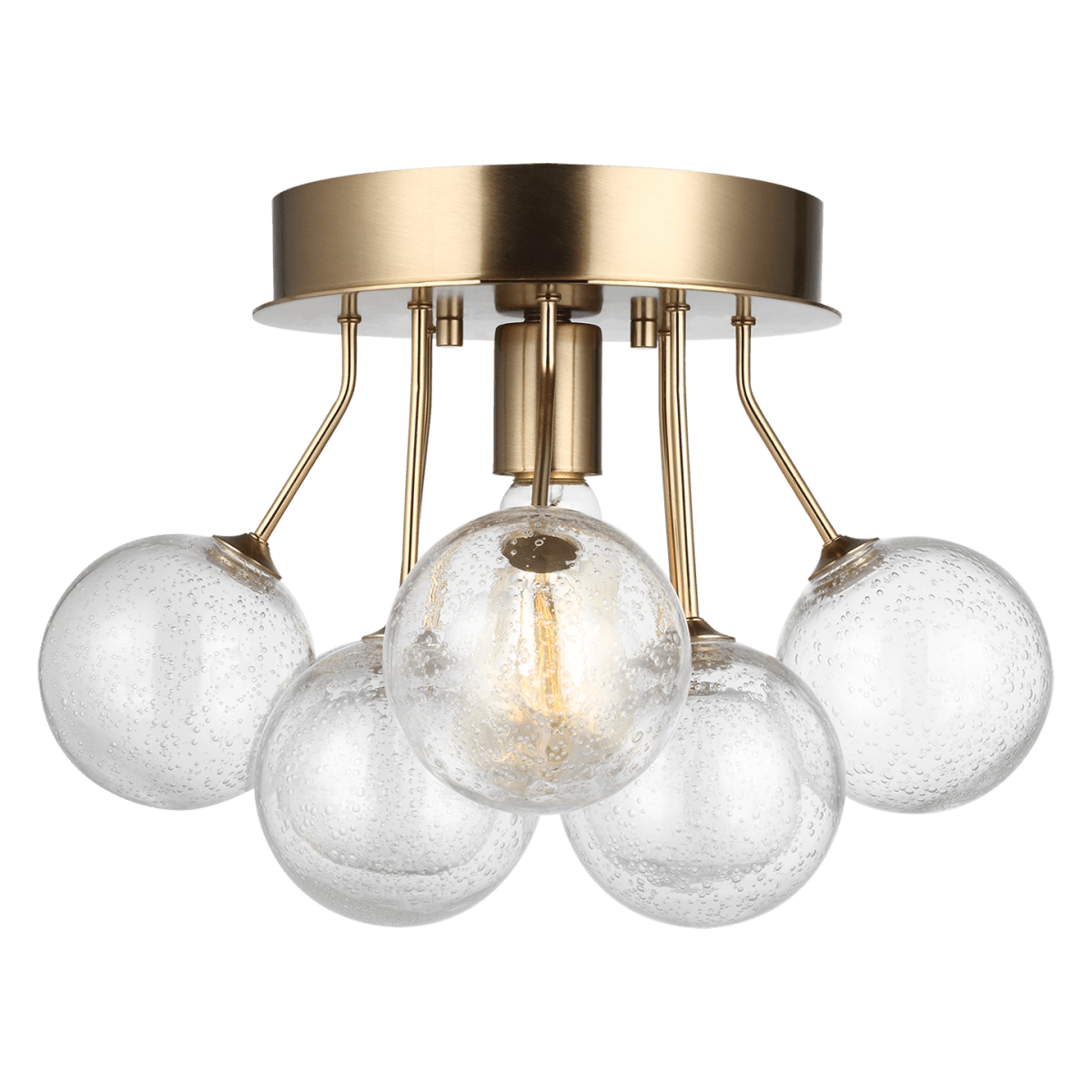 Plafonnier Bronzeville - Laiton satiné by Visual Comfort Studio | Luminaires & cie