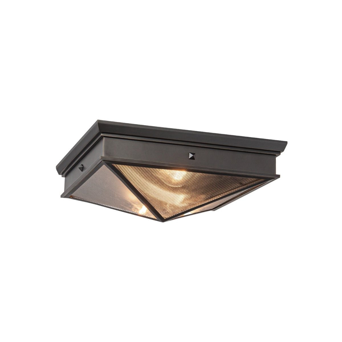 Plafonnier Cairo - Bronze urbain 14 5/8" by Alora Lighting | Luminaires & cie