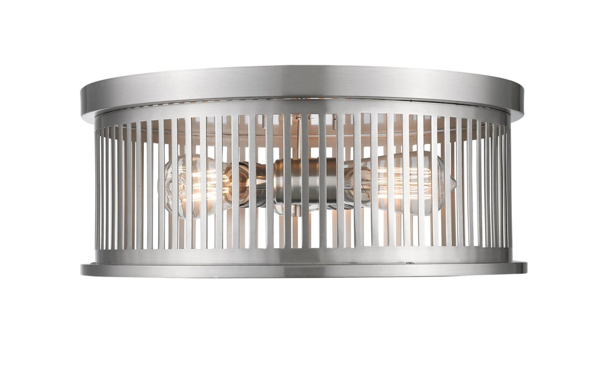 Plafonnier Camellia - Nickel brossé 16" by Z-Lite | Luminaires & cie