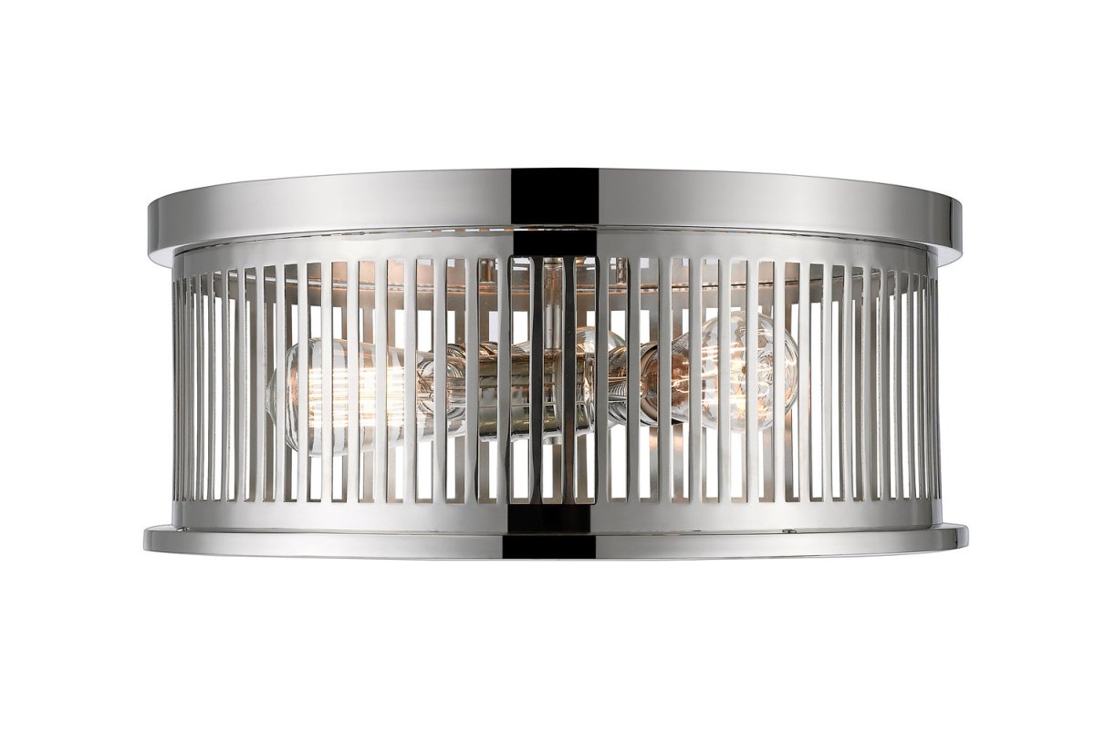 Plafonnier Camellia - Nickel poli 16" by Z-Lite | Luminaires & cie