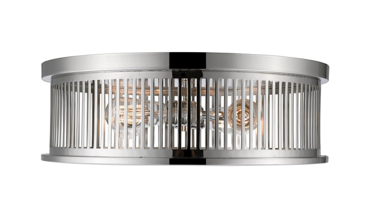 Plafonnier Camellia - Nickel poli 20" by Z-Lite | Luminaires & cie