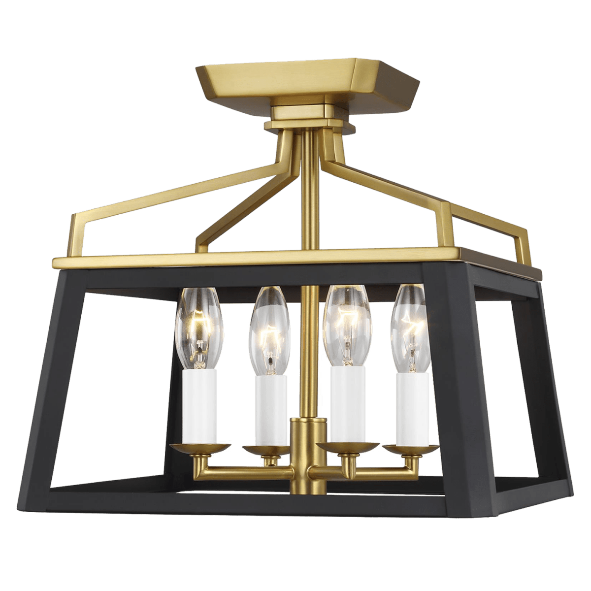 Plafonnier Carlow - Noir de minuit by Visual Comfort Studio | Luminaires & cie