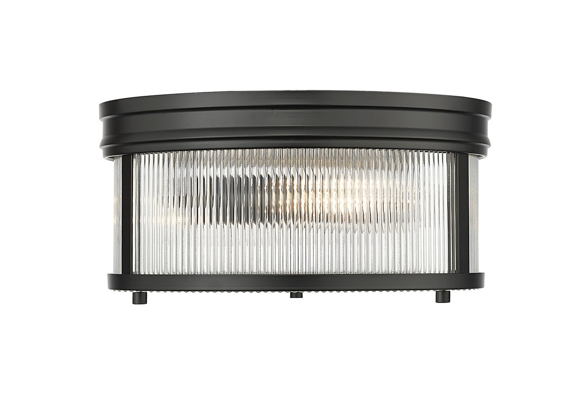 Plafonnier Carnaby Noir mat, 6 1/2" – Z-Lite