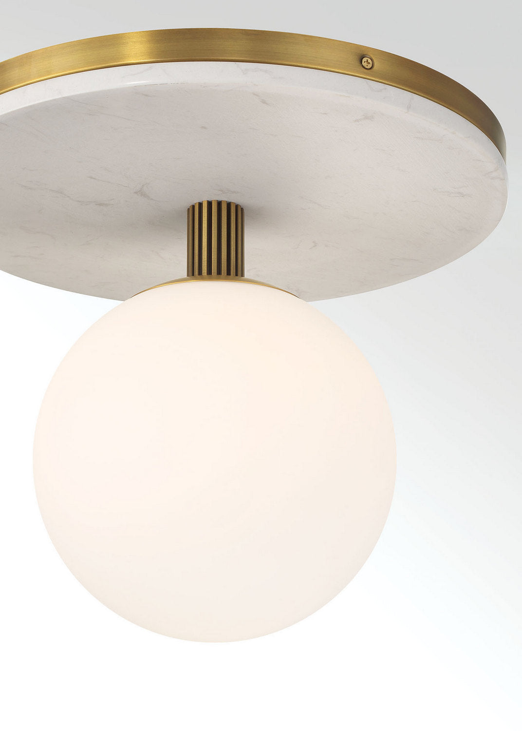 Plafonnier Carnagie Laiton antique – vue 2