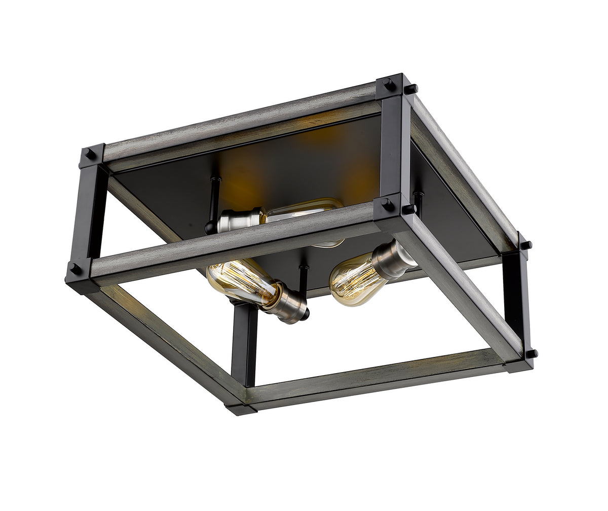 Plafonnier carré Kirkland 16 1/4" – vue 2
