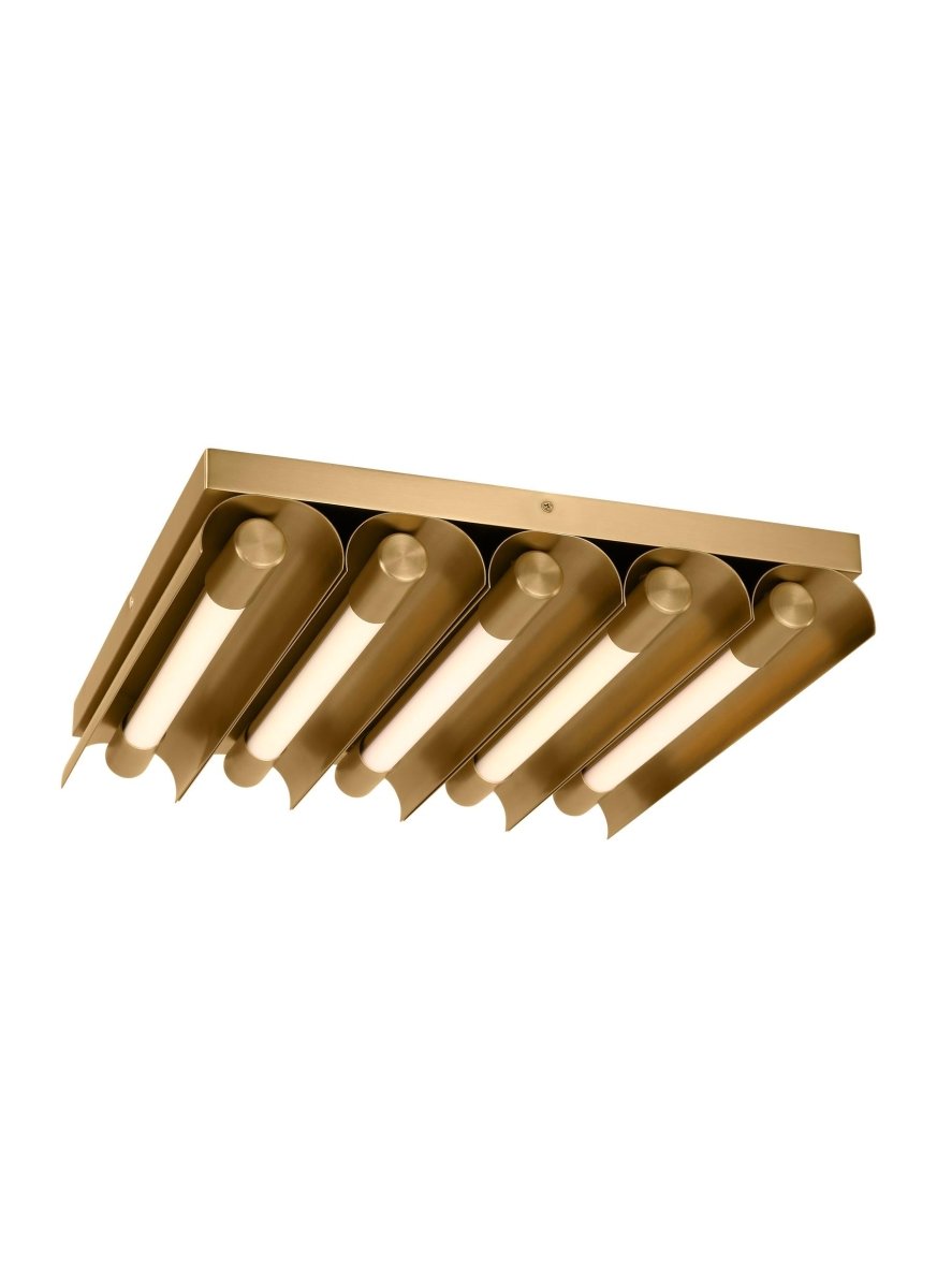 Plafonnier Carson - Laiton brûlé by Visual Comfort Studio | Luminaires & cie