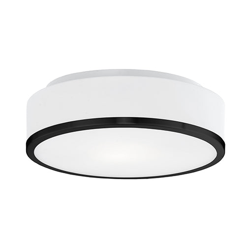 Plafonnier Charlie Noir, Verre opale mat – vue 2