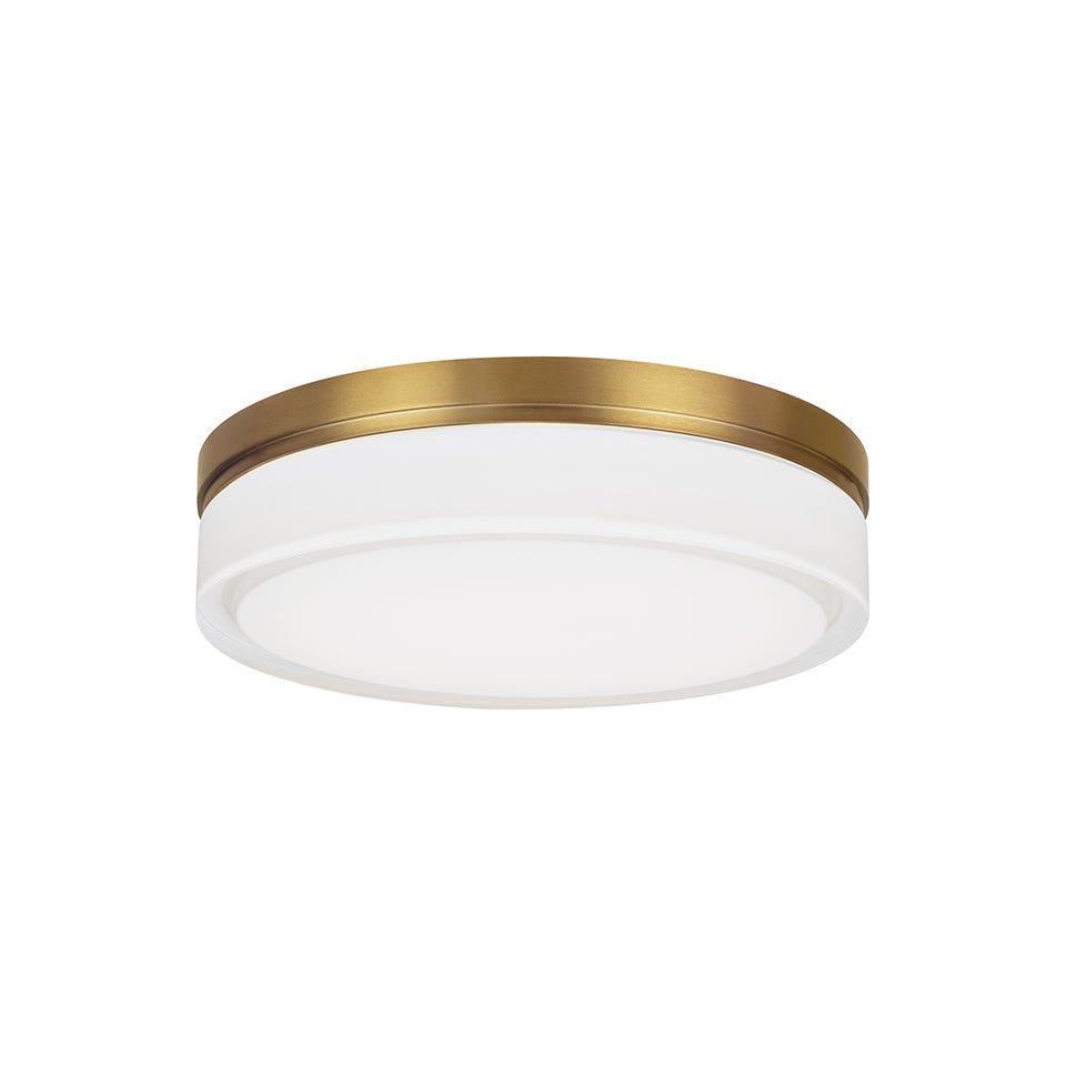 Plafonnier Cirque - Nickel satiné 11" 3000K (Blanc doux) by Tech Lighting | Luminaires & cie