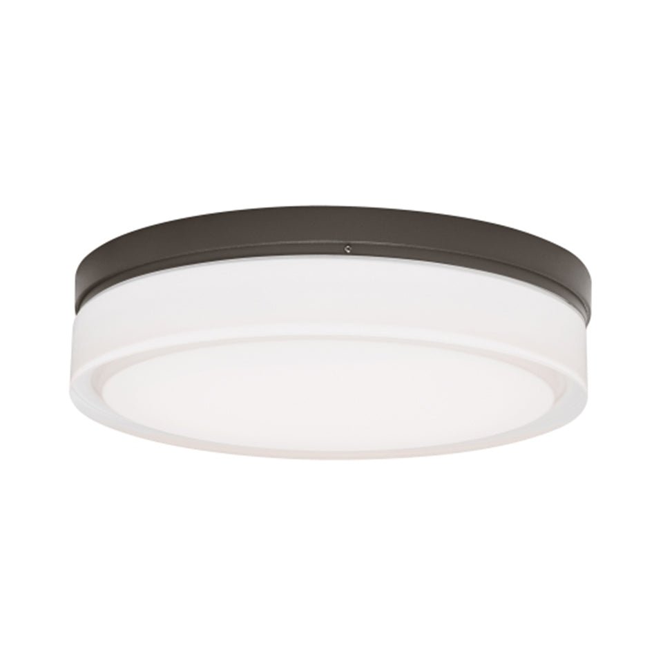 Plafonnier Cirque - Bronze antique 11" 2700K (Blanc chaud) by Tech Lighting | Luminaires & cie