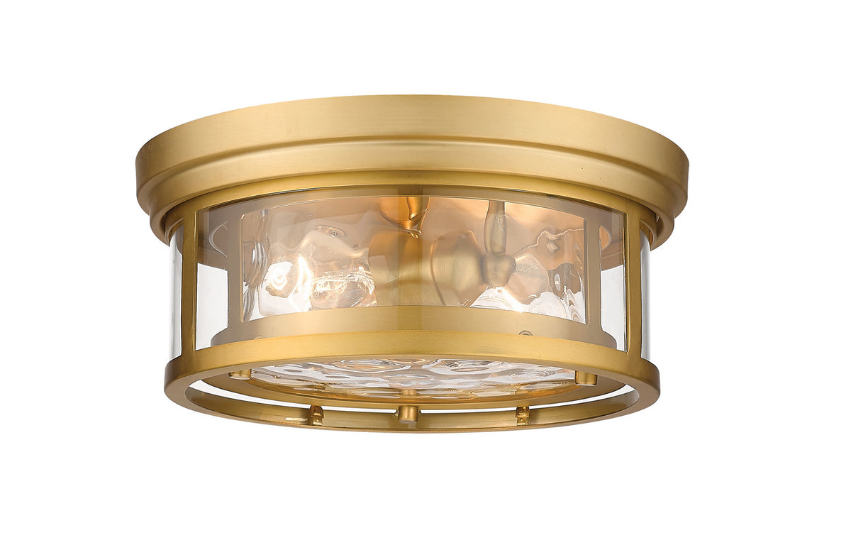 Plafonnier Clarion Laiton ancien, 12" – Z-Lite