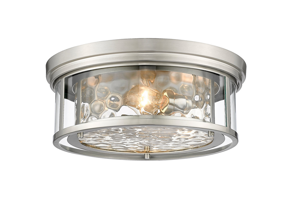 Plafonnier Clarion Nickel brossé, 16" – Z-Lite