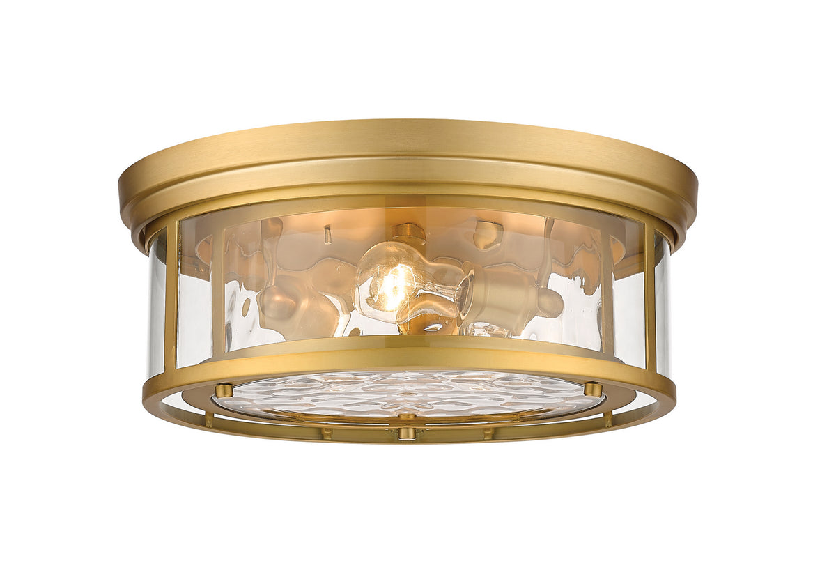 Plafonnier Clarion Laiton ancien, 16" – Z-Lite